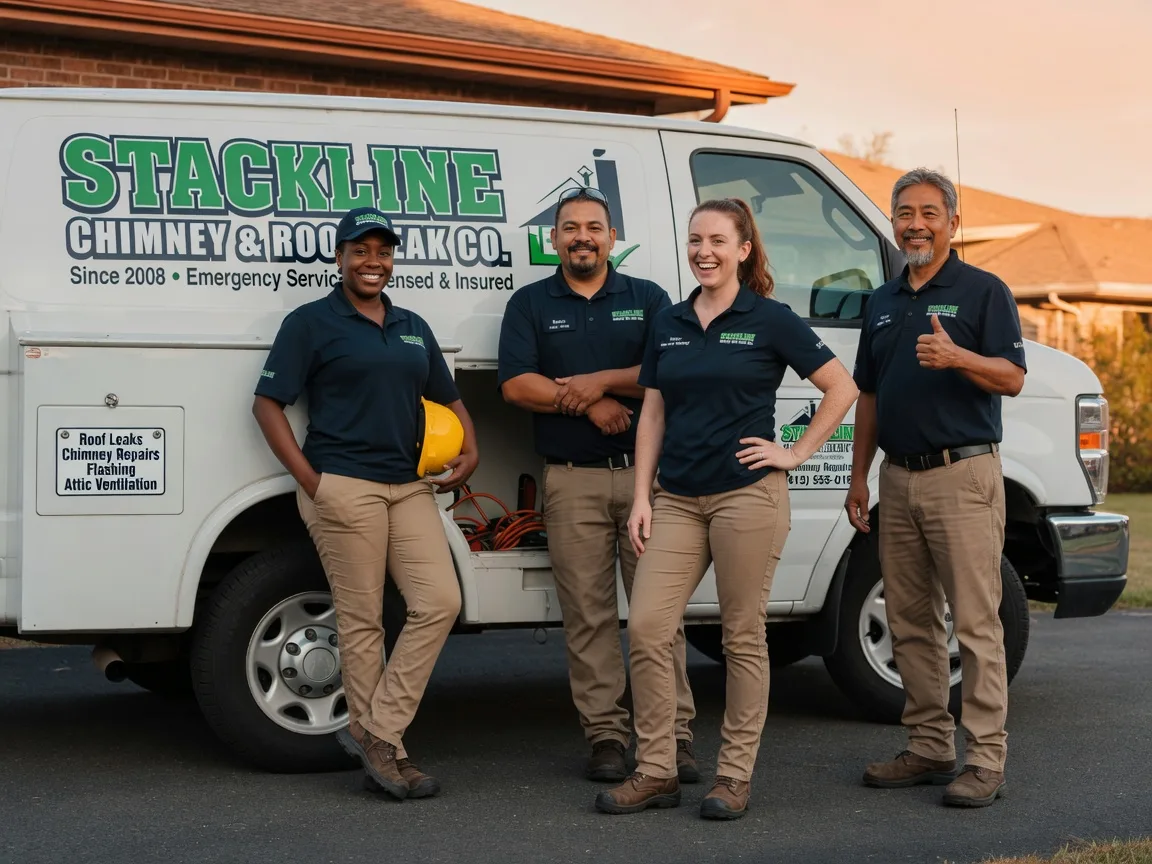 Chimney flashing repair company in Loves Park, IL